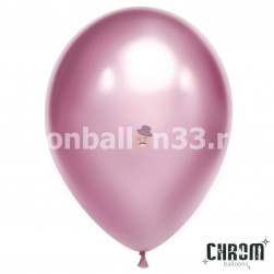Шар (5''/13 см), Сиреневый, хром, 50 шт.
