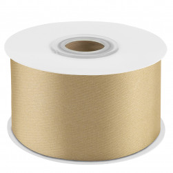 Лента атласная (3,8 см*22,85 м) Золото, 1 шт.