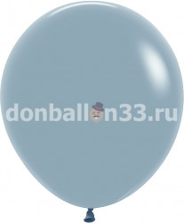 Шар (18''/46 см), Голубой (140), пастель ретро, 25 шт.