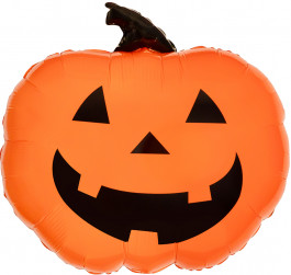 Шар (28''/71 см) Фигура, Тыква на Хэллоуин, Оранжевый, 1 шт.