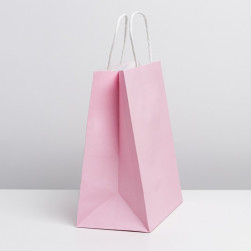 Пакет подарочный крафтовый, упаковка, Sweet, 22 х 25 х 12 см