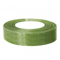 Лента органза (2,5 см*22,85 м) Авокадо, 1 шт.