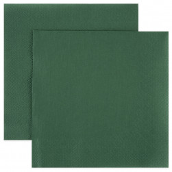 Сервировочные салфетки, Однотонные, Зеленый, 33*33 см, 20 шт.