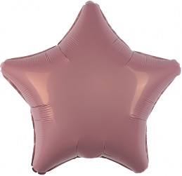 Шар (19''/48 см) Звезда, Пустынная роза, Бохо, 1 шт.