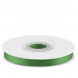 Лента атласная (0,7 см*22,85 м) Изумрудно-зеленый, 1 шт.