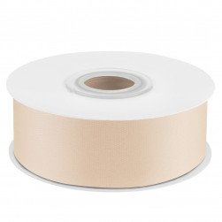 Лента атласная (2,5 см*22,85 м) Светлое золото, 1 шт.
