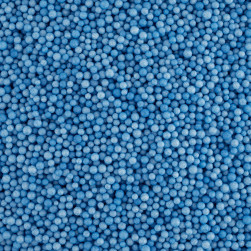 Шарики пенопласт, Синий, 2-4 мм, 10 гр.