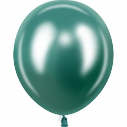 Шар (5''/13 см), Зеленый, хром, 50 шт.