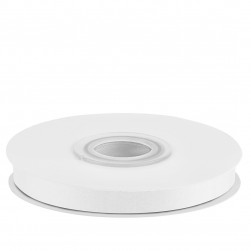 Лента атласная (0,7 см*22,85 м) Белый, 1 шт.