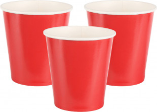 Стаканы (250 мл) Мастхэв, Красный, 6 шт.