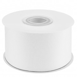 Лента атласная (3,8 см*22,85 м) Белый, 1 шт.