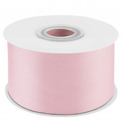 Лента атласная (3,8 см*22,85 м) Нежно-розовый, 1 шт.