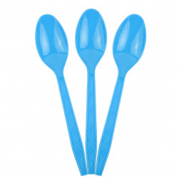 Ложки, Голубой, 15 см, 10 шт. в упак.