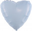 Логотип «Шар (36''/91 см) Сердце, Небесный, 1 шт. в уп.»