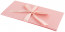 Логотип «Конверт для денег, Атласная лента, Розовый, Перламутр, 17*8 см, 1 шт.»