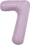 Логотип «Шар (40''/102 см) Цифра, 7 Slim, Орхидея, 1 шт. в уп.»