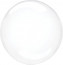 Логотип «Шар (30''/76 см) Сфера, Deco Bubble (черная упаковка), Прозрачный, Кристалл, 10 шт. в уп.»