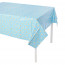 Логотип «Скатерть одноразовая, Ромашки, Голубой, Металлик, 137*183 см, 1 шт.»