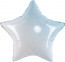 Логотип «Шар (18''/46 см) Звезда, Голубой, Градиент, 1 шт.»