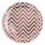 Логотип «Тарелки (9''/23 см) Зигзаги, Белый/Розовое золото, Металлик, 6 шт.»