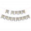 Логотип «Гирлянда Флажки, 3D эффект, С Днем Рождения, Белый, 500 см, 12*15 см, 1 упак.»