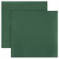Логотип «Сервировочные салфетки, Однотонные, Зеленый, 33*33 см, 20 шт.»