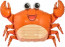 Логотип «Шар с клапаном (13''/33 см) Мини-фигура, Джесси, Морской краб, 1 шт.»