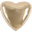Логотип «Шар (19''/48 см) Сердце, Шампань, 1 шт.»
