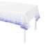 Логотип «Скатерть одноразовая, Конфетти, Белый/Синий, 137*274 см, 1 шт.»