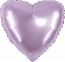 Логотип «Шар (18''/46 см) Сердце, Сиреневый, Сатин, 1 шт.»