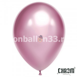 Логотип «Шар (5''/13 см), Сиреневый, хром, 50 шт.»