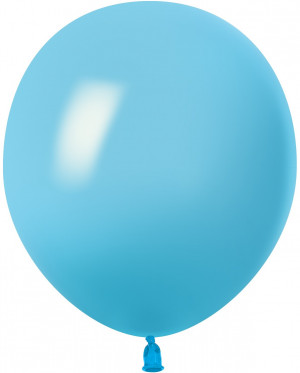 Логотип «Шар (5''/13 см), Голубой, пастель, 100 шт.»