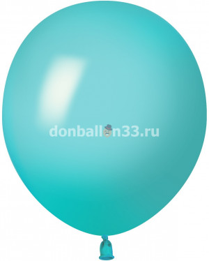 Логотип «Шар (12''/30 см), Аквамарин, пастель, 100 шт.»