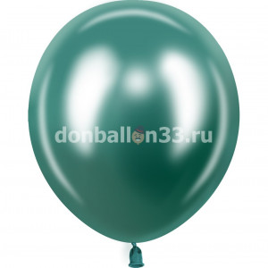 Логотип «Шар (12''/30 см), Зеленый, хром, 50 шт.»