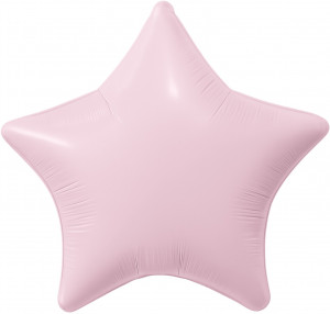 Логотип «Шар (36''/91 см) Звезда, Зефирный, 1 шт. в уп.»