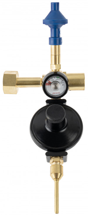 Логотип «Насадка с манометром,нажимным клапаном гелий/воздух 60/40 и отсечным клапаном плавного нажатия, 1 шт»