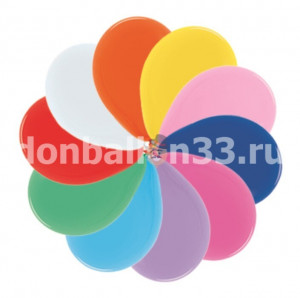 Логотип «Шар (12''/30 см), Ассорти, пастель, 12 шт.»