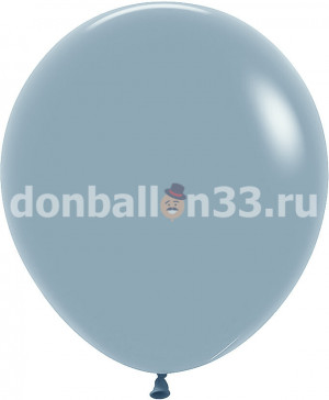 Логотип «Шар (18''/46 см), Голубой (140), пастель ретро, 25 шт.»