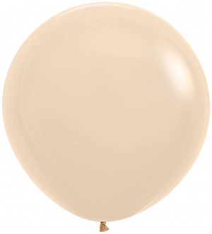 Логотип «Шар (24''/61 см), Телесный (661), макарунс, 3 шт.»