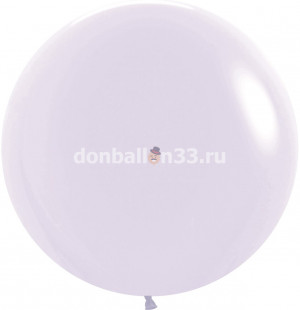 Логотип «Шар (24''/61 см), Светло-сиреневый (650), макарунс, 3 шт.»