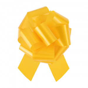 Логотип «Бант Шар, Желтый, Лаковый, 21 см, 1 шт. в упак.»