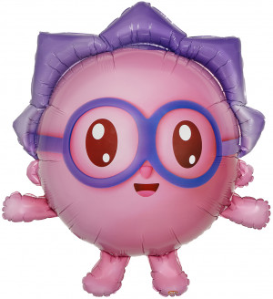 Логотип «Шар (36''/91 см) Фигура, Малышарики, Ежик, 1 шт. в уп.»