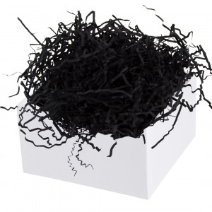 Логотип «Наполнитель для коробок, бумага, Черный, 50 г.»