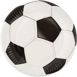 Логотип «Тарелки (7''/18 см) Футбольный мяч, 6 шт.»