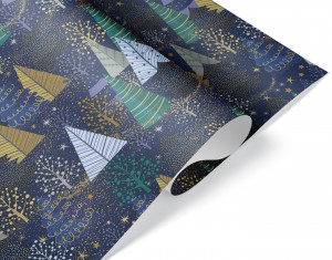 Логотип «Упаковочная бумага 80гр (0,7*1 м) Сказочный лес, 10 шт.»