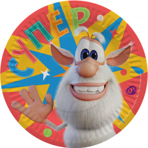 Логотип «Тарелки (7''/18 см) Супер Буба, 6 шт.»