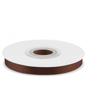 Логотип «Лента атласная (0,7 см*22,85 м) Шоколадный, 1 шт.»