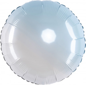 Логотип «Шар (18''/46 см) Круг, Голубой, Градиент, 1 шт.»