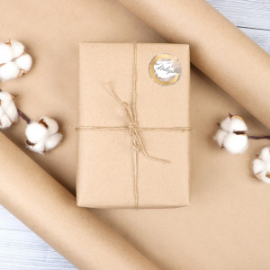 Логотип «Бумага упаковочная крафт без печати, 70 г/м² , 0,70 х 10 м»