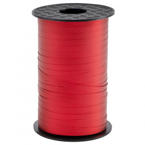 Логотип «Лента полипропиленовая (0,5 см*250 м) Красный, Матовый металл, 1 шт.»